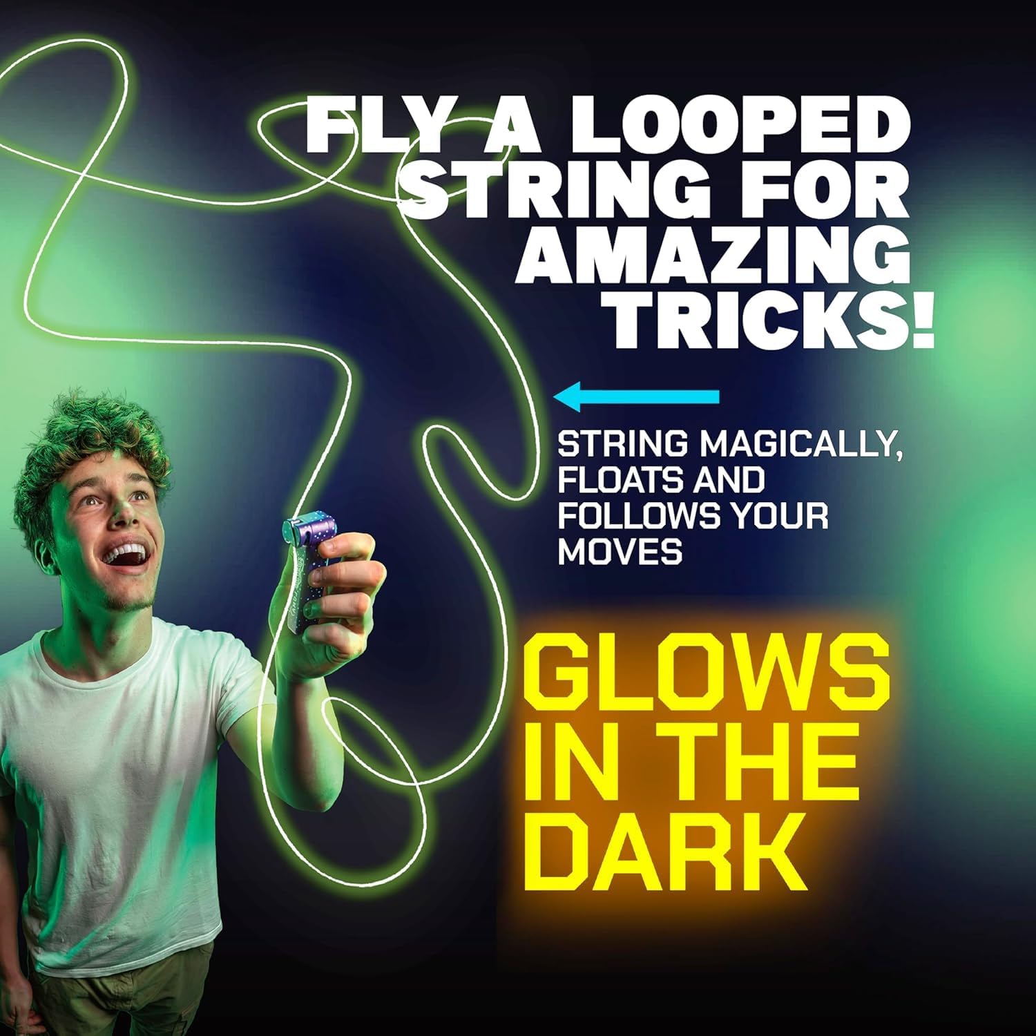 ZipString Luma glow-in-the-dark toy LED