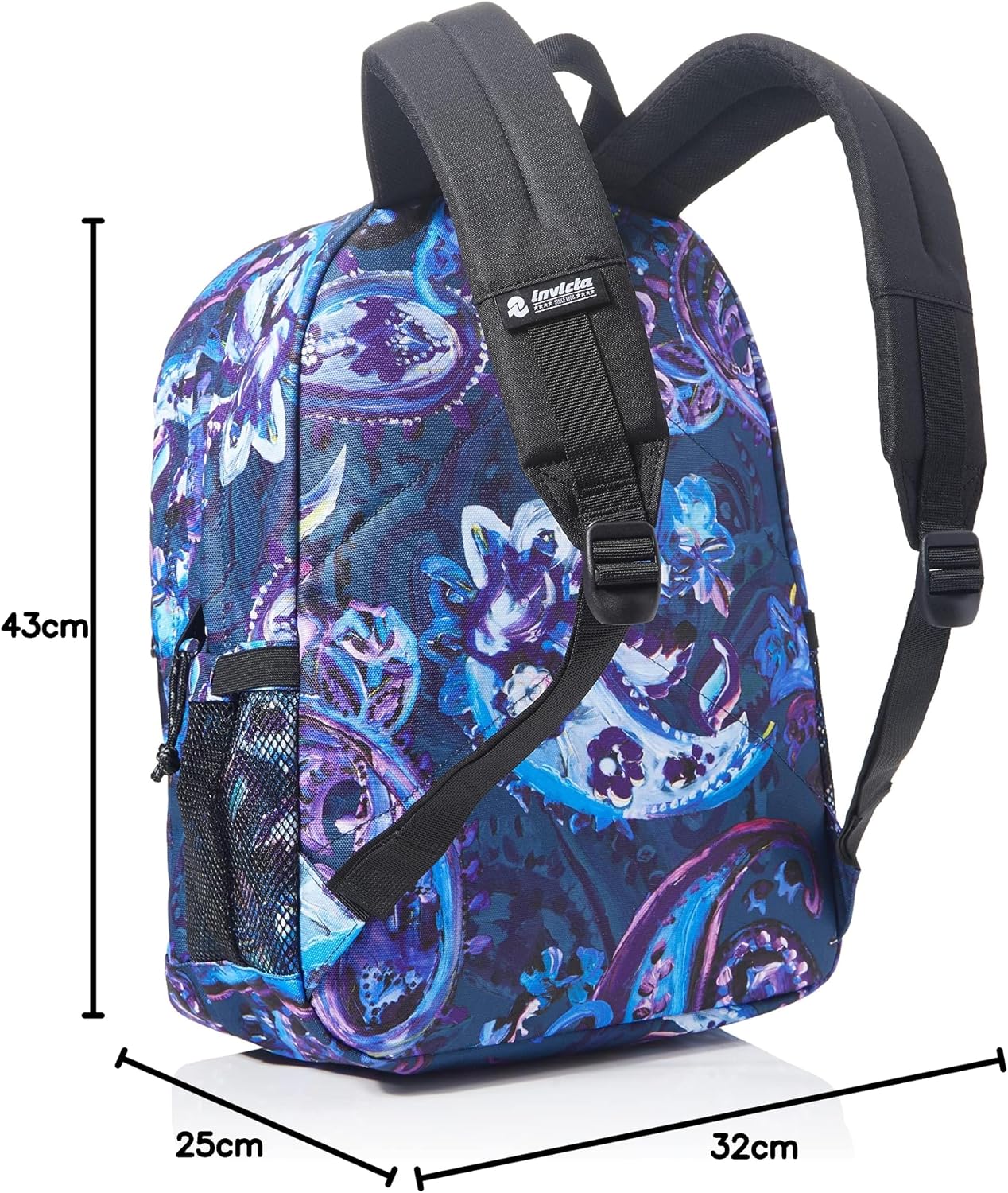 Thumbnail 6 de Invicta JELEK FANTASY sac à dos écologique 38 L, poches latérales et compartiment ordinateur portable
