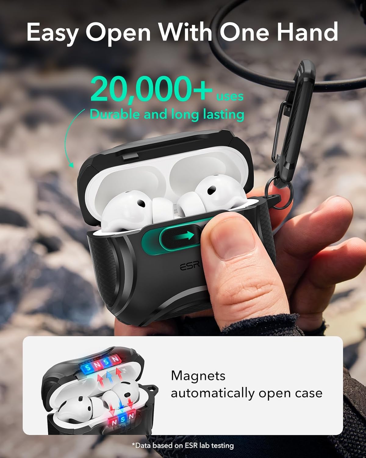 Thumbnail 4 de ESR Cyber Series AirPods Pro 3 Case 2025