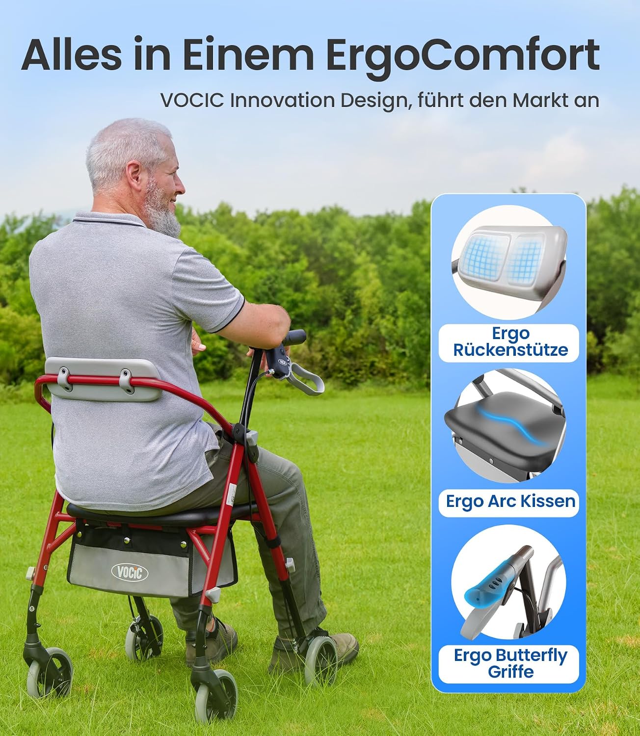 Thumbnail 2 de VOCIC Z11 Rollator 172 kg 🦽