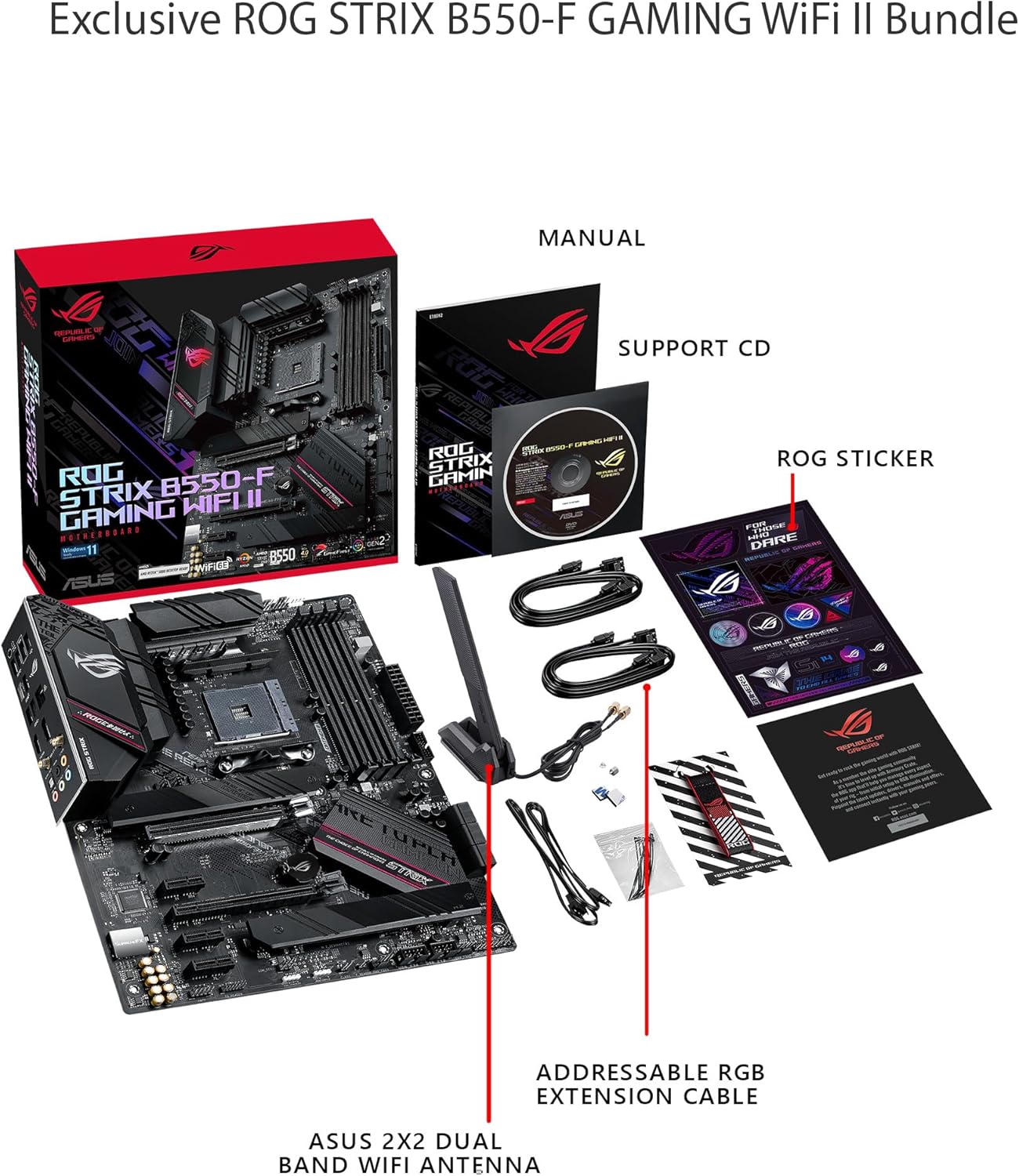 Thumbnail 5 de Asus ROG Strix B550-F WiFi 6E Motherboard ⚙