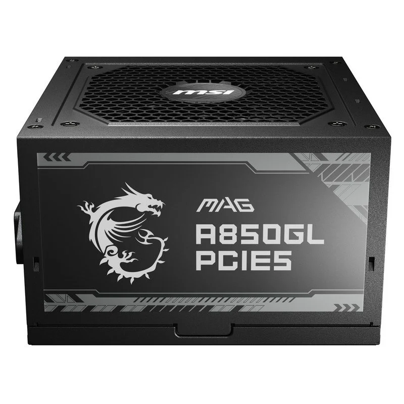 Detalle de MSI MAG A850GL 850W fuente modular