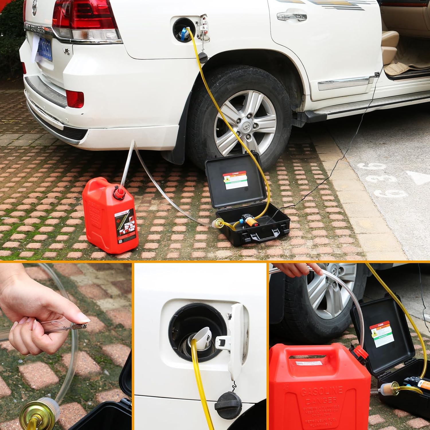 Thumbnail 6 de Steauty 12V Fuel Transfer Pump 85 GPH ⛽