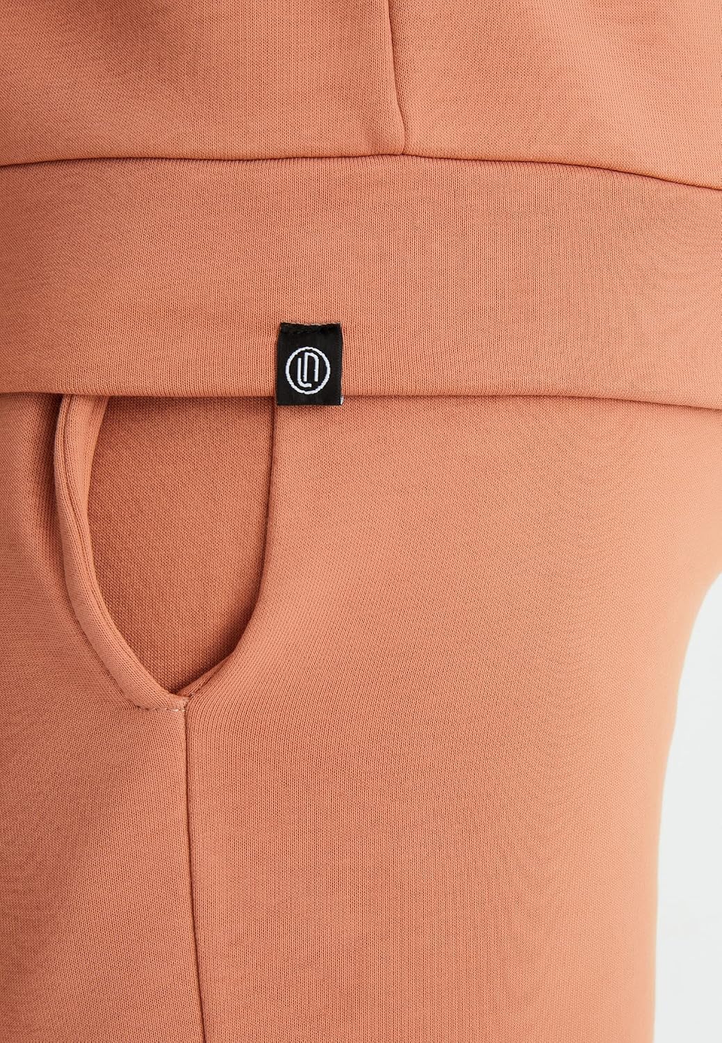 Detalle de Leif Nelson Pantalon de jogging oversized en coton noir pour homme