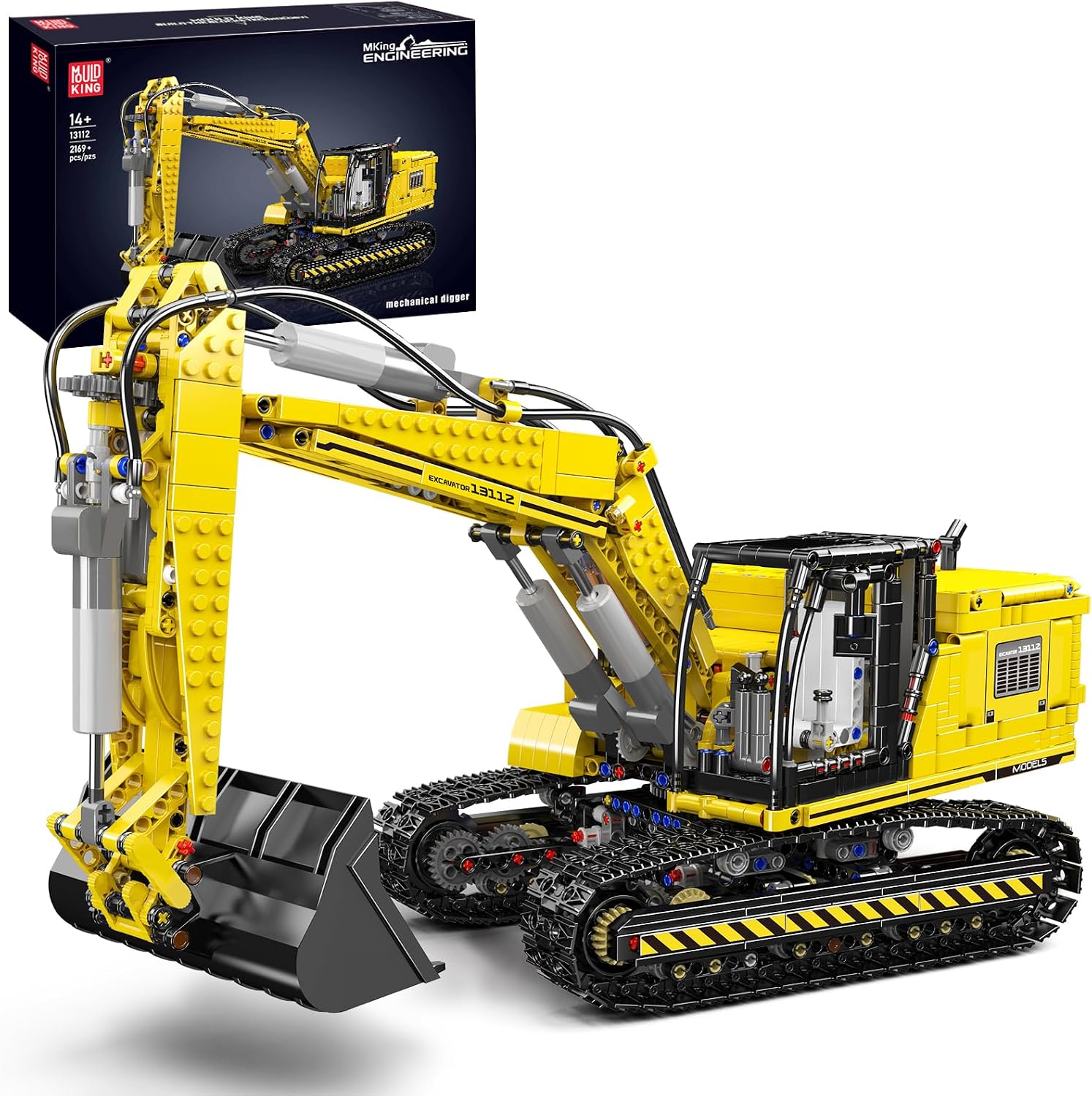 Mould King Excavatrice Technique pelleteuse RC