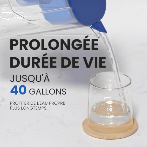 Detalle de EVERSPRING Cartouche de Filtre à Eau pour Brita Maxtra+ (6) — Filtration multicouche fiable