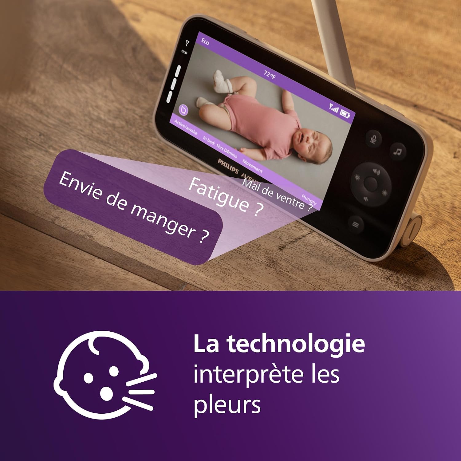 Detalle 2 de AVENT Philips SCD973/26 babyphone vidéo 5 pouces