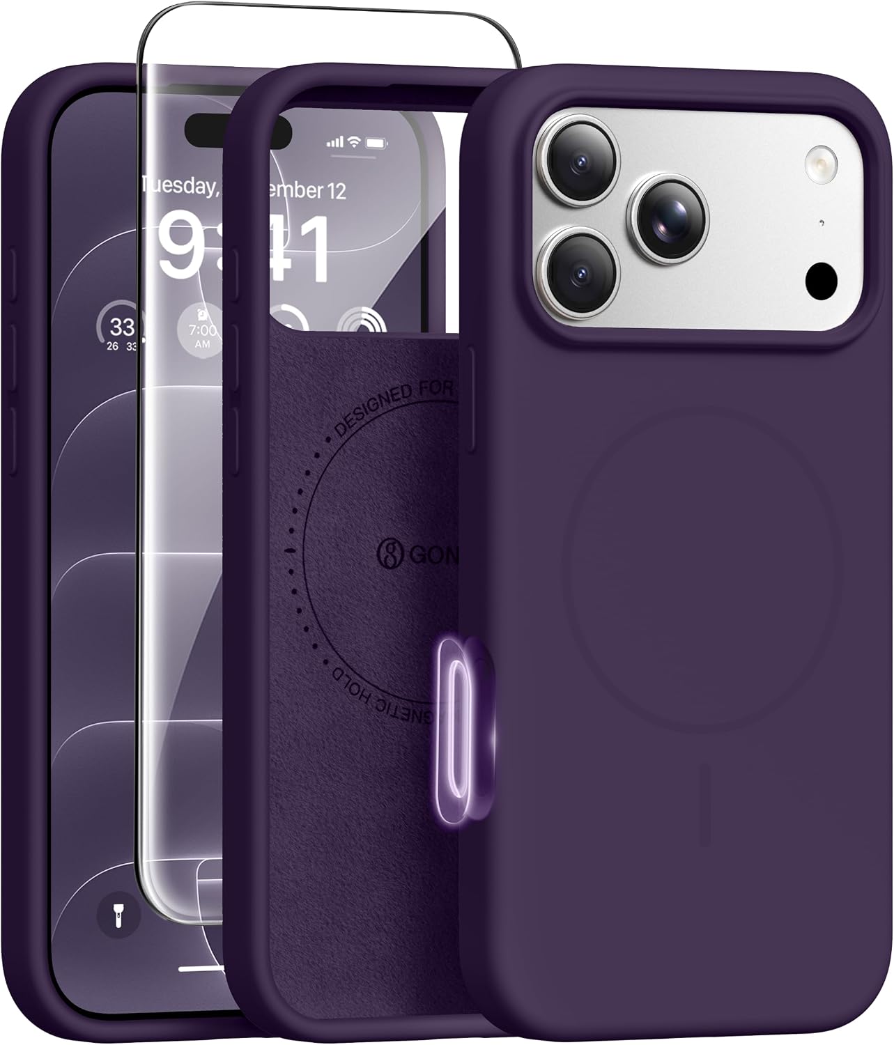 Detalle de GONEZ Magnetic iPhone 17 Pro Case 6.3 inch