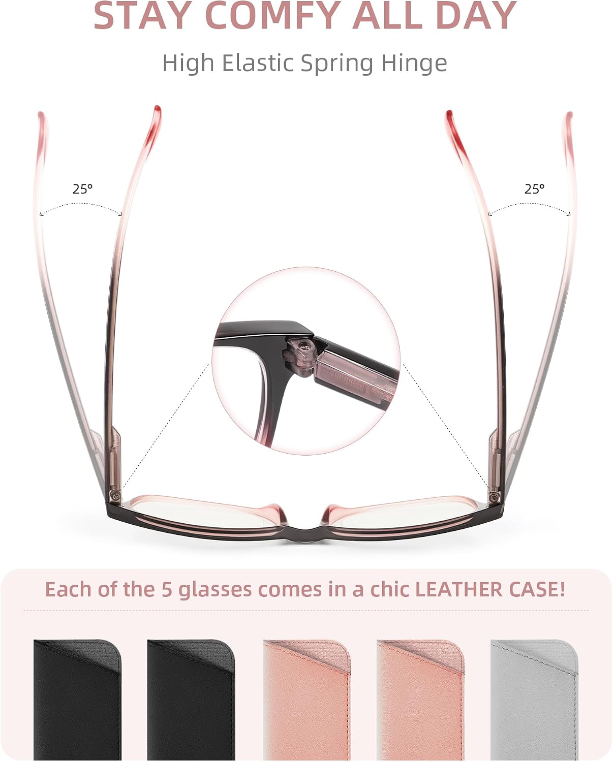 Detalle 1 de JOLISU 2.5 Reading Glasses Pack