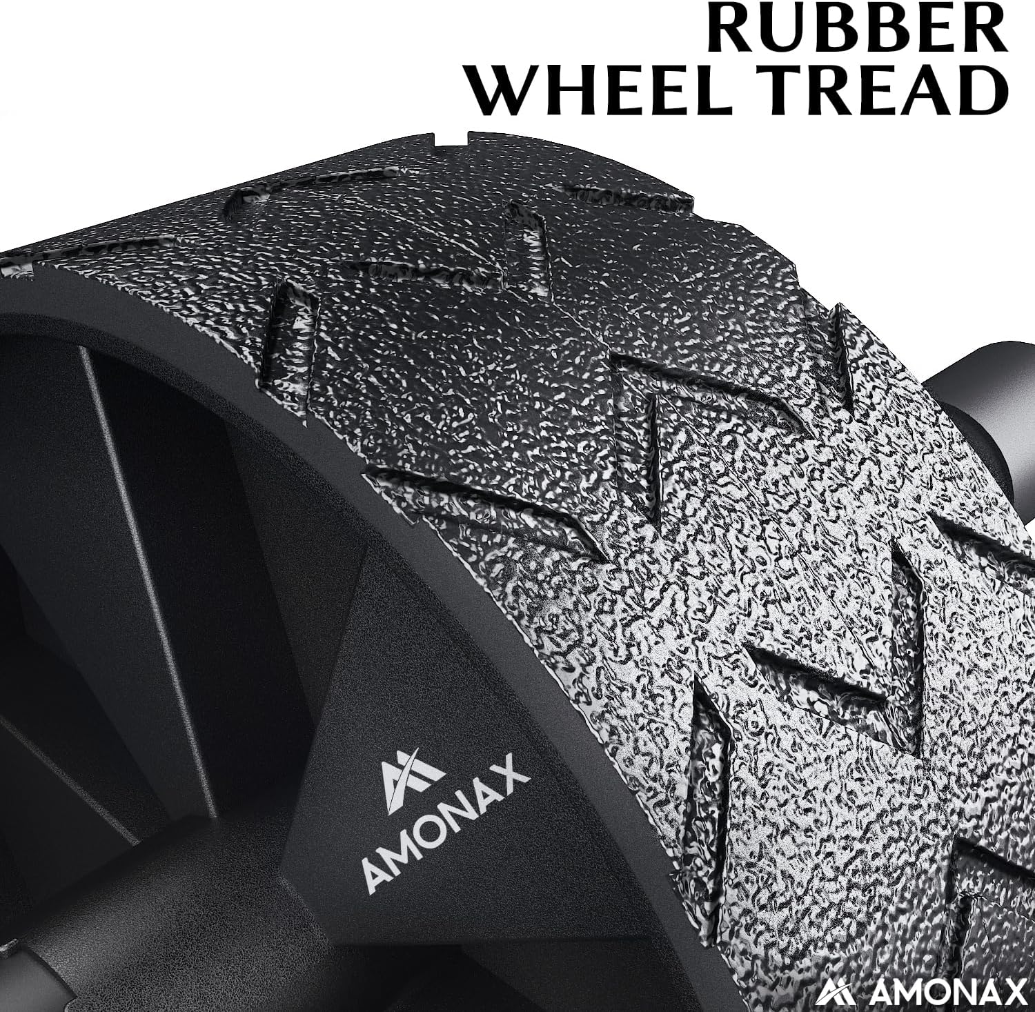Thumbnail 1 de Amonax Convertible Ab Wheel Roller with Large Knee Mat – double wheel core rollout trainer for home or gym