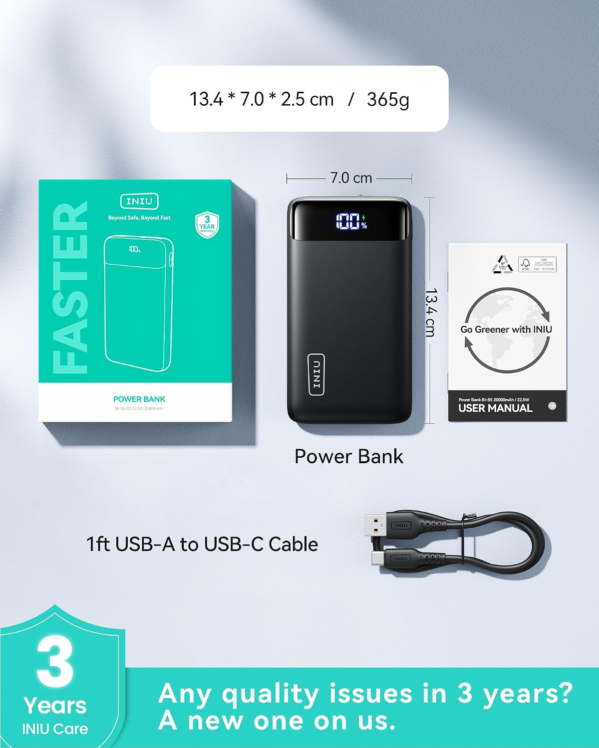 Thumbnail 6 de INIU Power Bank 20000mAh portable charger