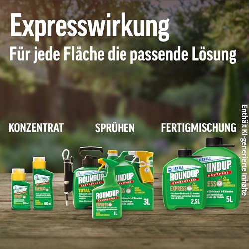 Thumbnail 4 de Roundup Unkrautfrei Express 2,5 L – Nachfüllpack gegen Unkraut in Ziergärten