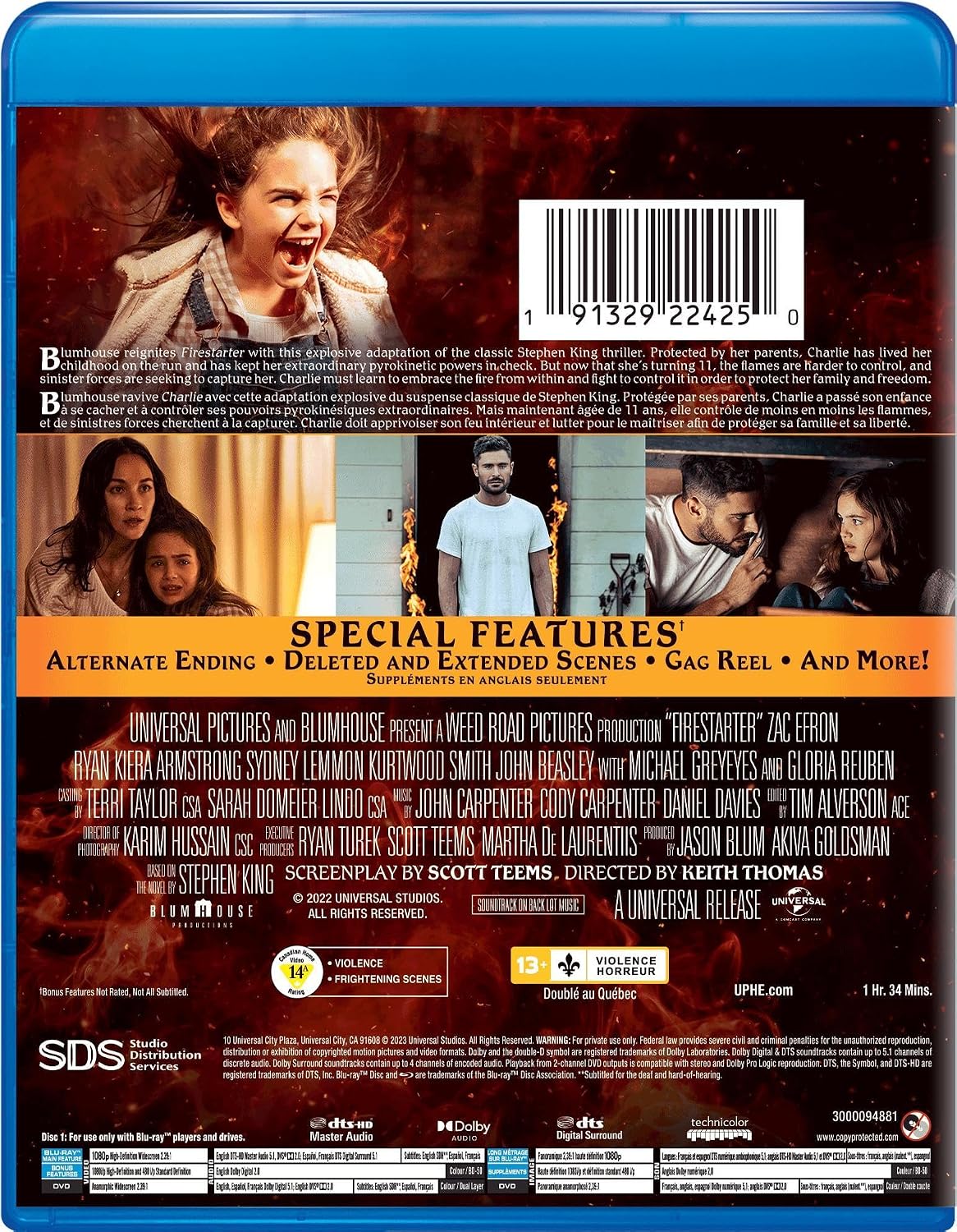 Detalle de Firestarter (2022) Collector’s Edition Blu-ray + DVD