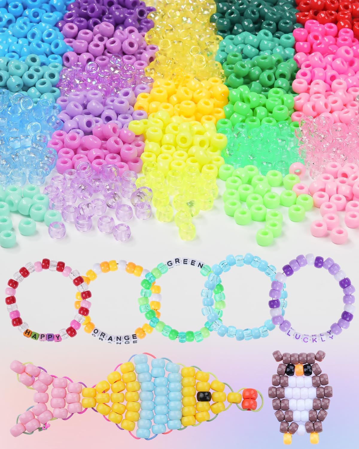 Thumbnail 1 de BestNow Bracelet Making Kit 4000pcs beads 🎨