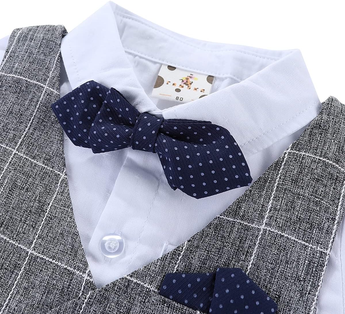 Thumbnail 3 de famuka Baby Boys Tuxedo Suit Set