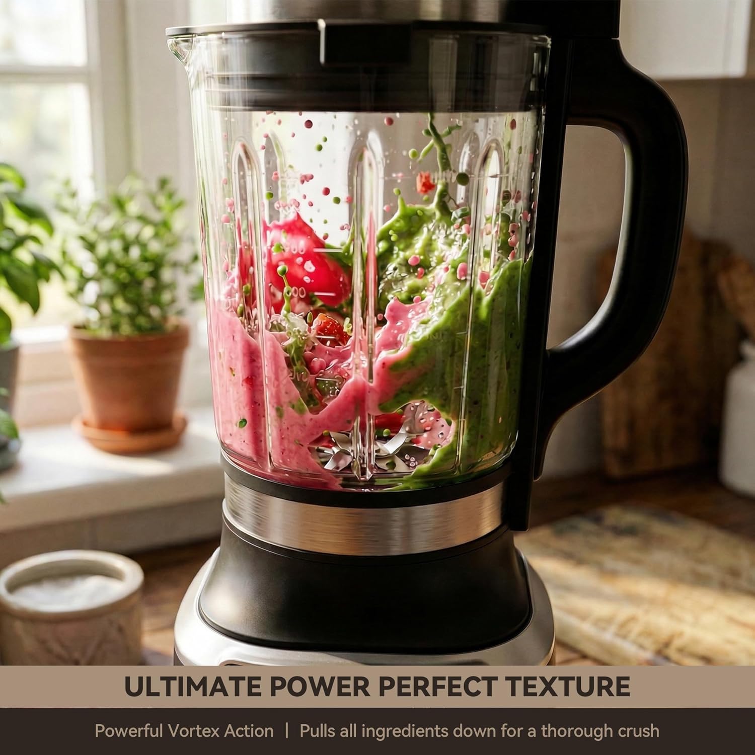 Thumbnail 3 de Glass Blenders for Kitchen with Tamper — 1500W, 9 Speeds, 14 Programs