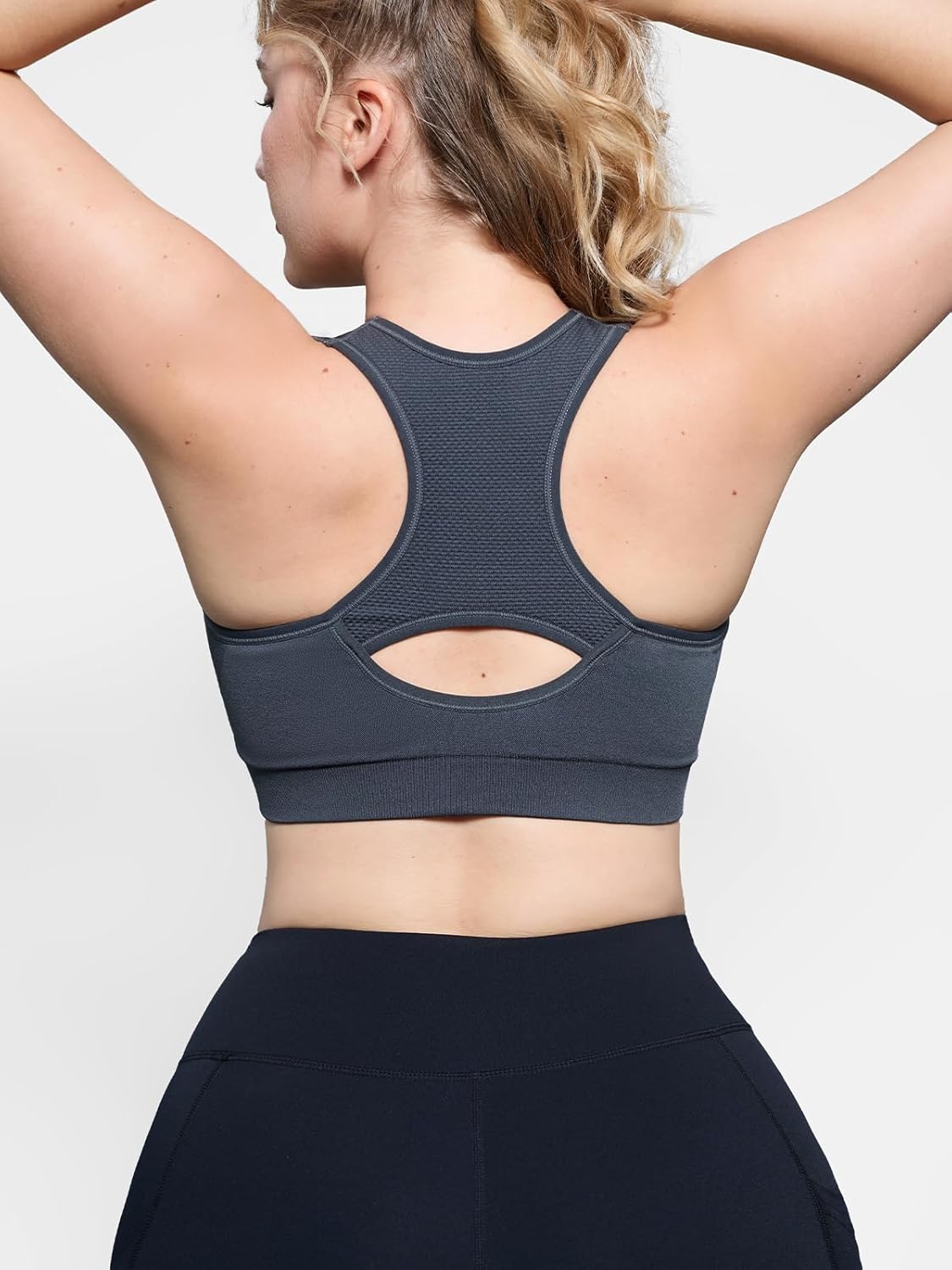 Thumbnail 1 de FITTIN Racerback Sports Bra for Women – Padded, Seamless Support for Yoga, Workout & Plus Size
