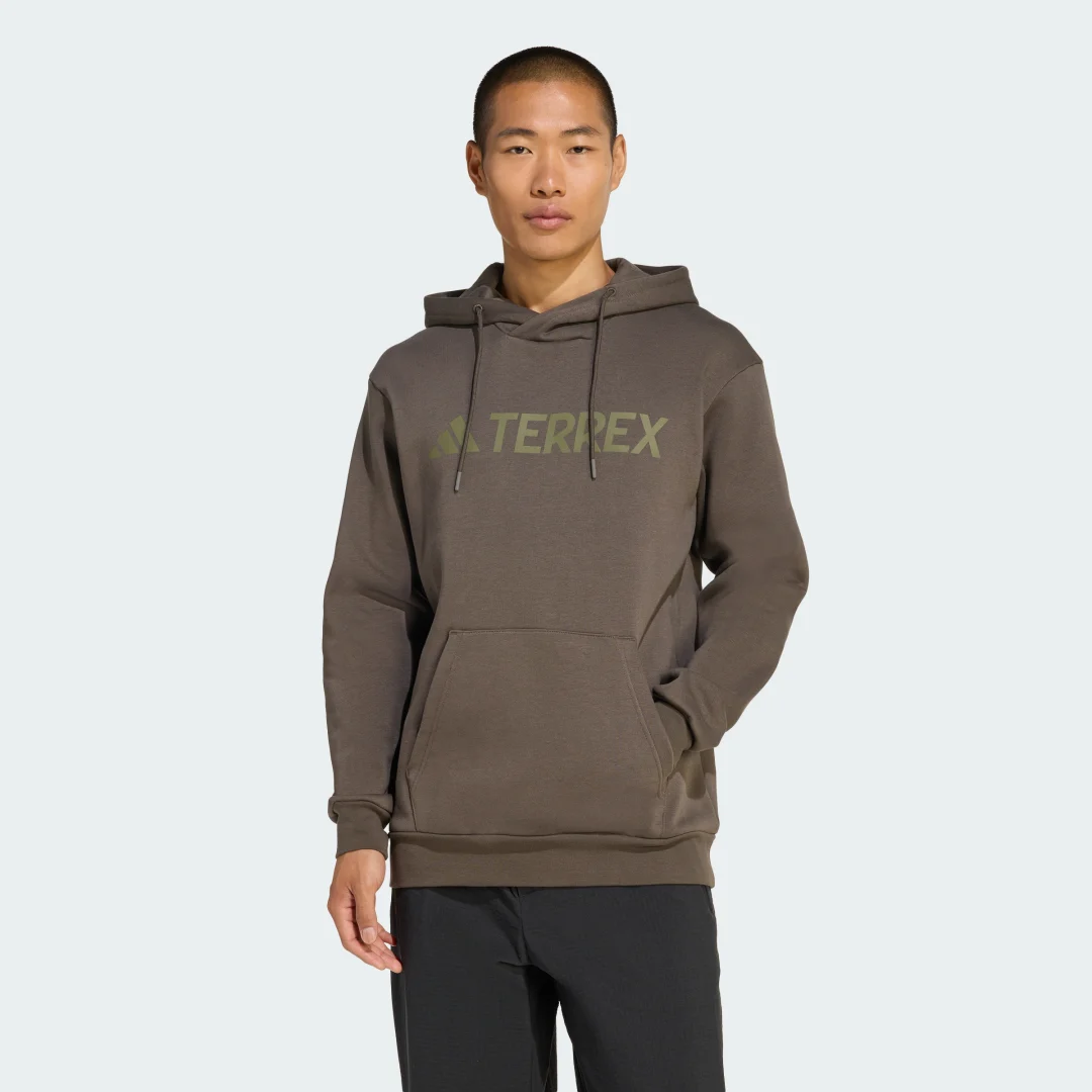 Imagen de Sudadera con capucha Terrex Multi de Adidas: logotipo grande y estilo práctico para outdoor urbano en OfertitasTOP