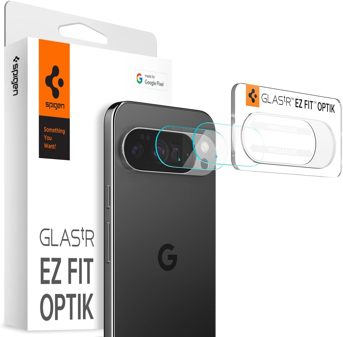 Spigen Glas.tR EZ Fit Optik Protection Caméra pour Google Pixel 10 Pro – 2 pièces, protection 9H et pose facile