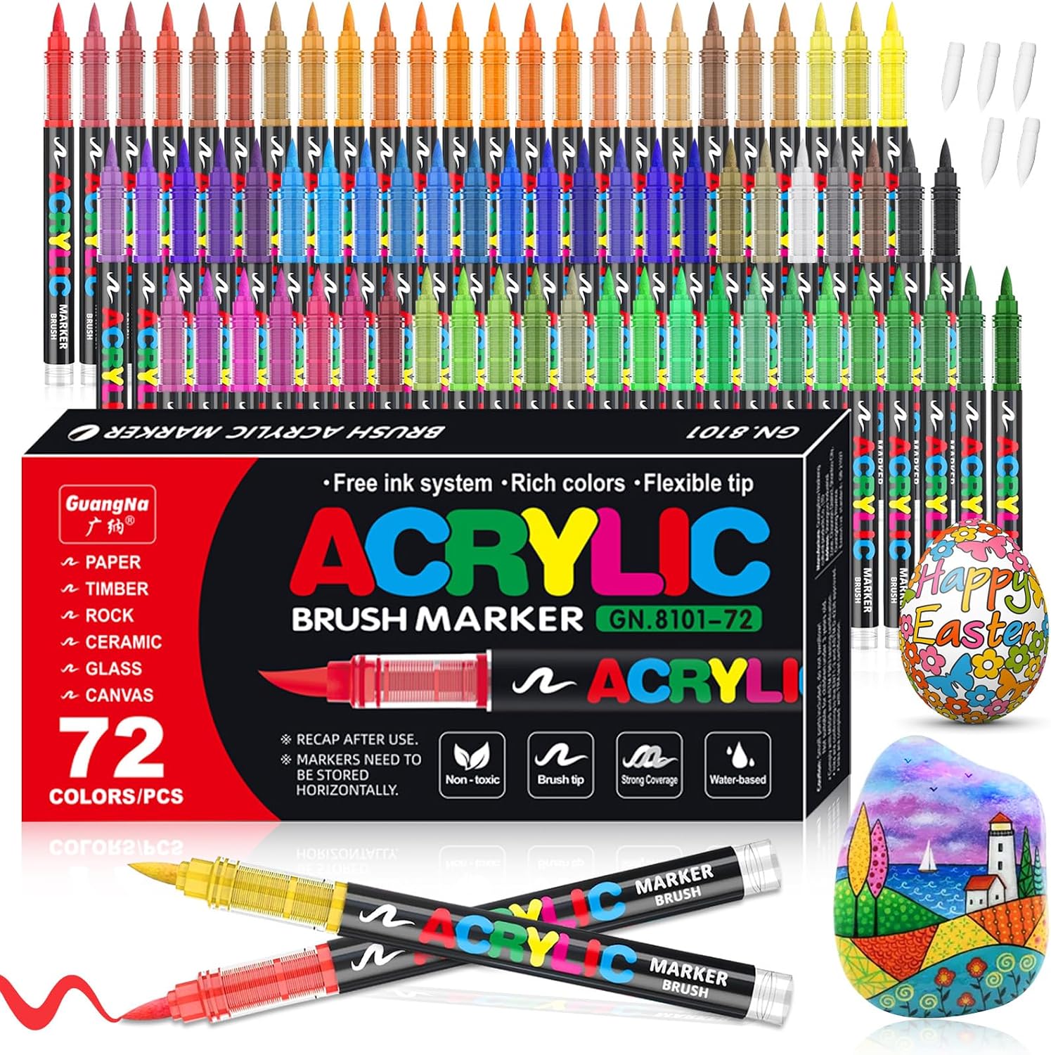 VAKKI 72 Colores Rotuladores Acrílicos 🎨