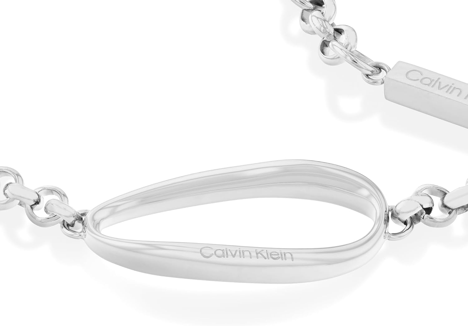 Thumbnail 1 de Calvin Klein Braccialetto a catena da donna Collection PLAYFUL ORGANIC SHAPES con charm in acciaio inox