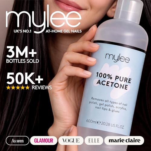 Thumbnail 7 de Mylee 100% Pure Acetone (600ml) – Gel Nail Polish Remover