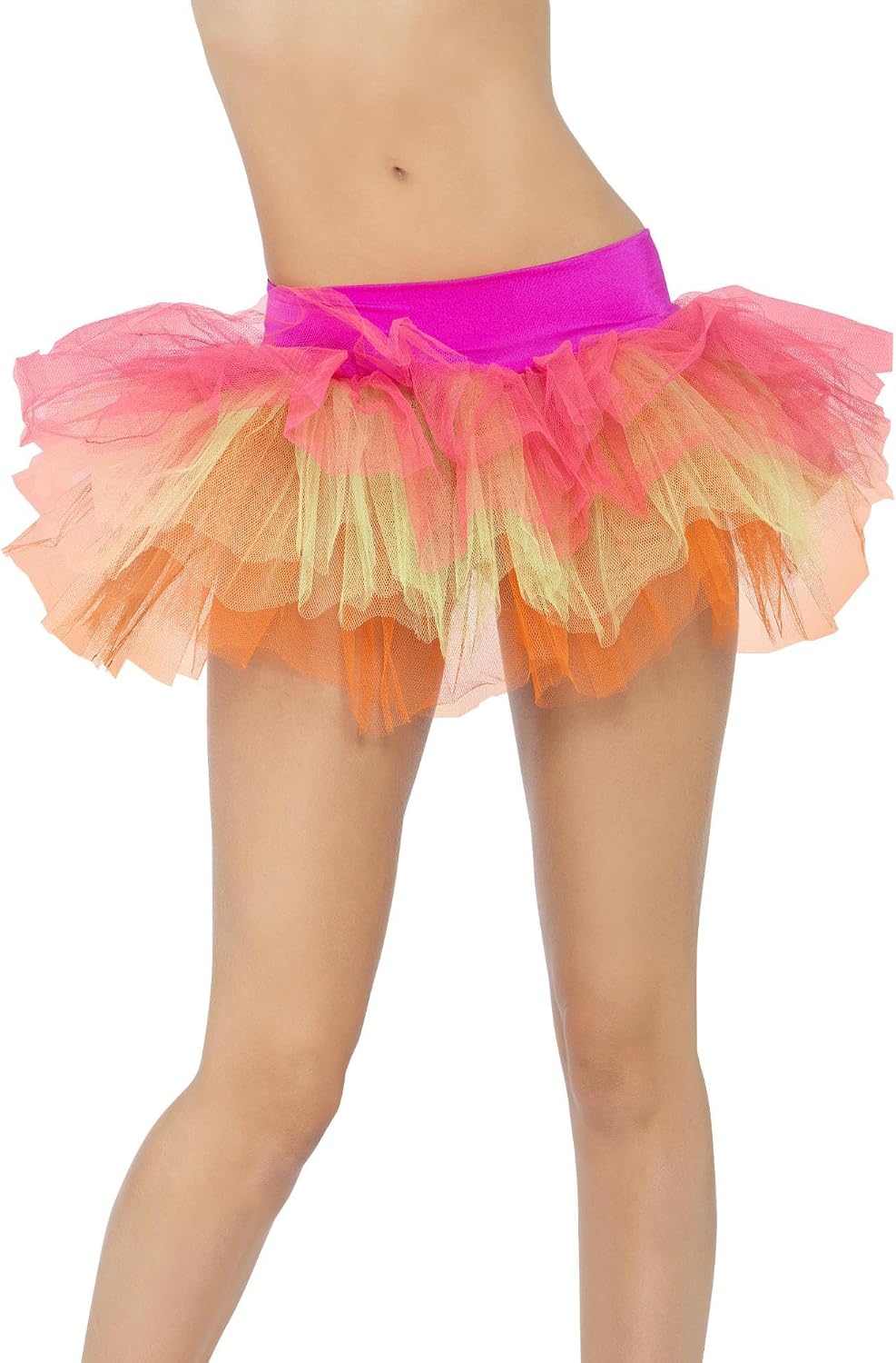 Thumbnail 1 de Smiffys Damen Tutu-Unterrock (Enagua) – mehrlagiger Neon-Look für Kinderkostüme