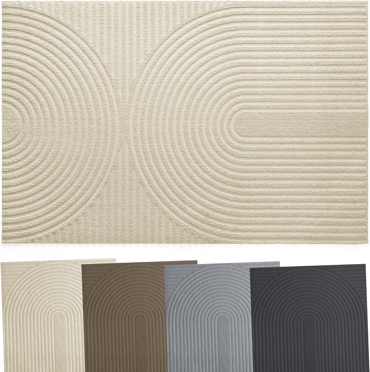 Detalle de Zenacasa Zerbino 40x60 cm beige 🧽