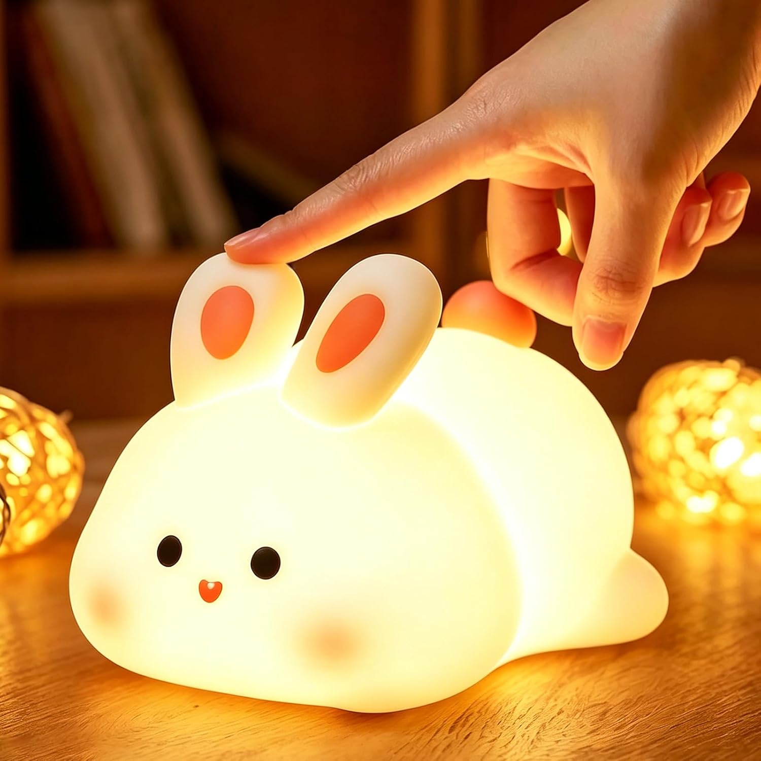 Detalle de GOODEA Baby Night Light Newborn – Silicone Kids Lamp with 30-Min Timer and Week-Long Battery