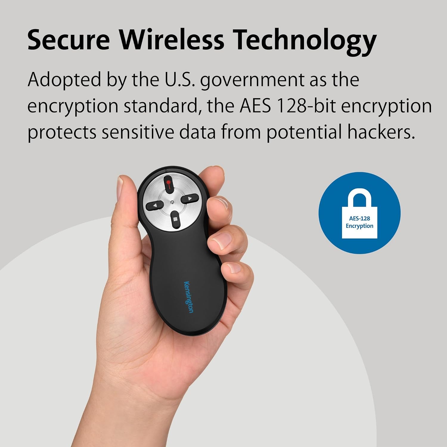 Detalle de Kensington 2.4GHz Wireless USB PowerPoint Presentation Clicker With Laser