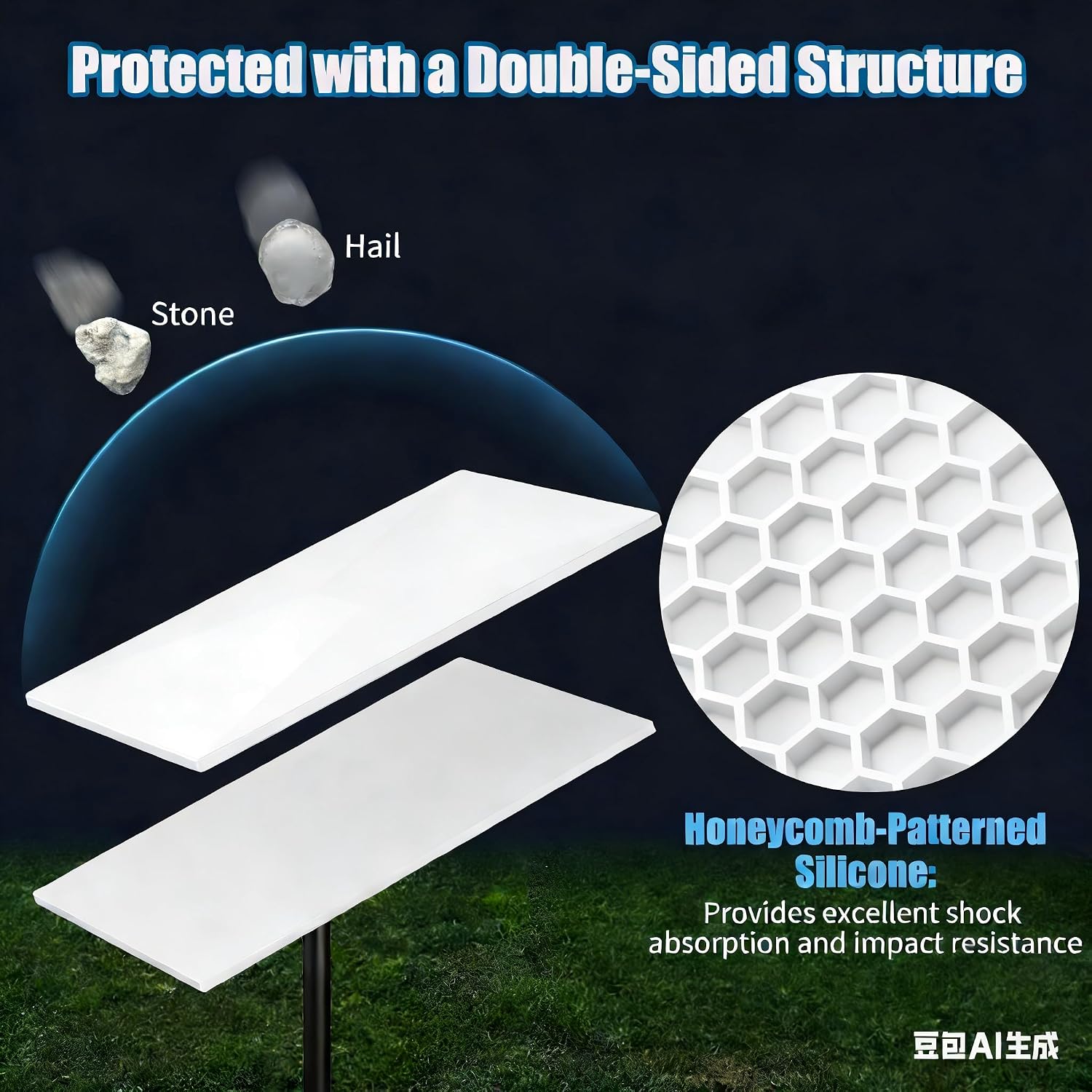 Detalle de Starlink Gen 3 Protective Cover: Liquid Silicone Case for Enhanced Outdoor Durability