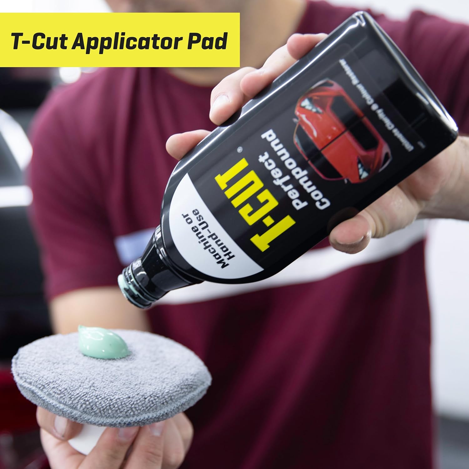 Thumbnail 5 de T-Cut Wax Applicator Set with Handle – 3-pad polishing, waxing and gloss finish tool