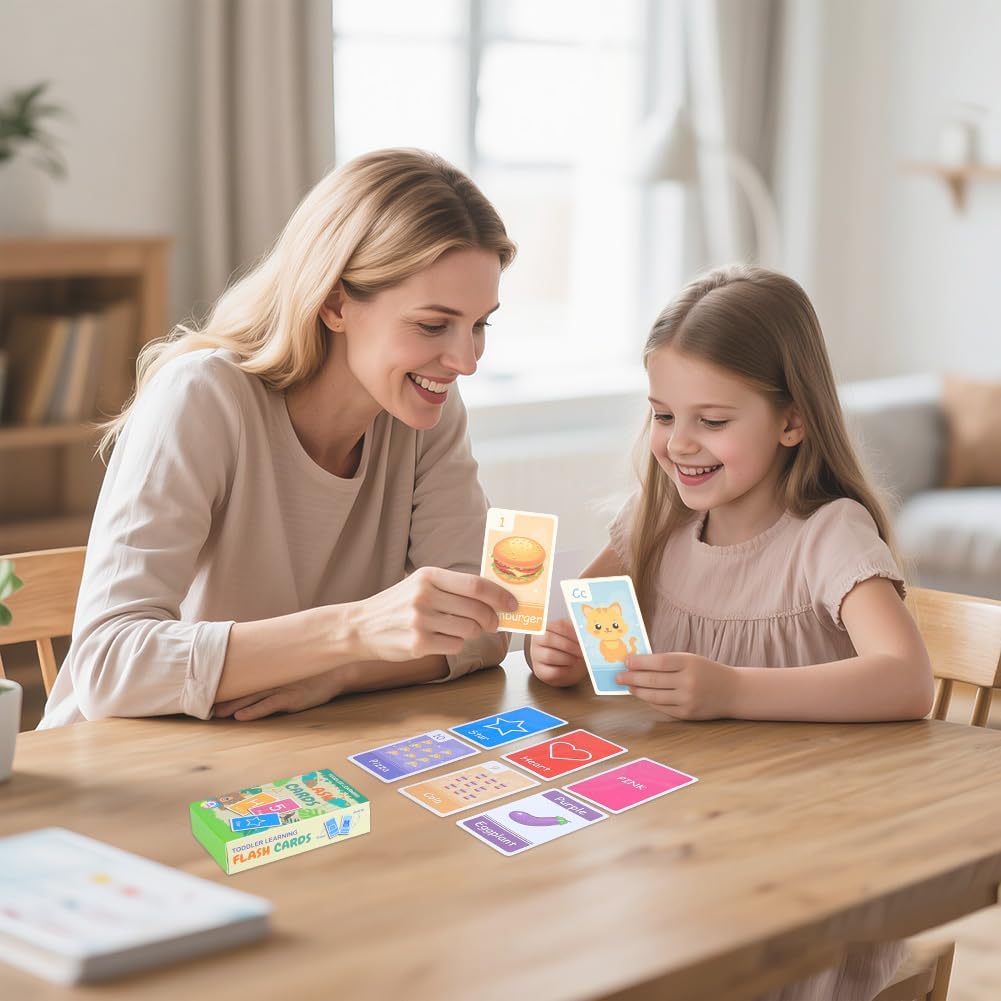 Thumbnail 6 de Aolso Alphabet Cards for Children – 58 Emotion Flash Cards for Toddlers and Early Learning