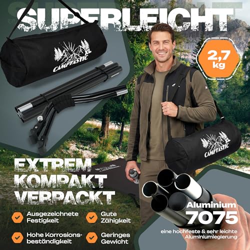 Detalle 2 de Camptastic Feldbett XXL Ultraleicht – 2,7 kg, schneller Aufbau