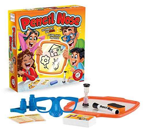 Detalle 2 de Pencil Nose von Piatnik – Nasen-Kunstspiel für Teams und Einzelspieler