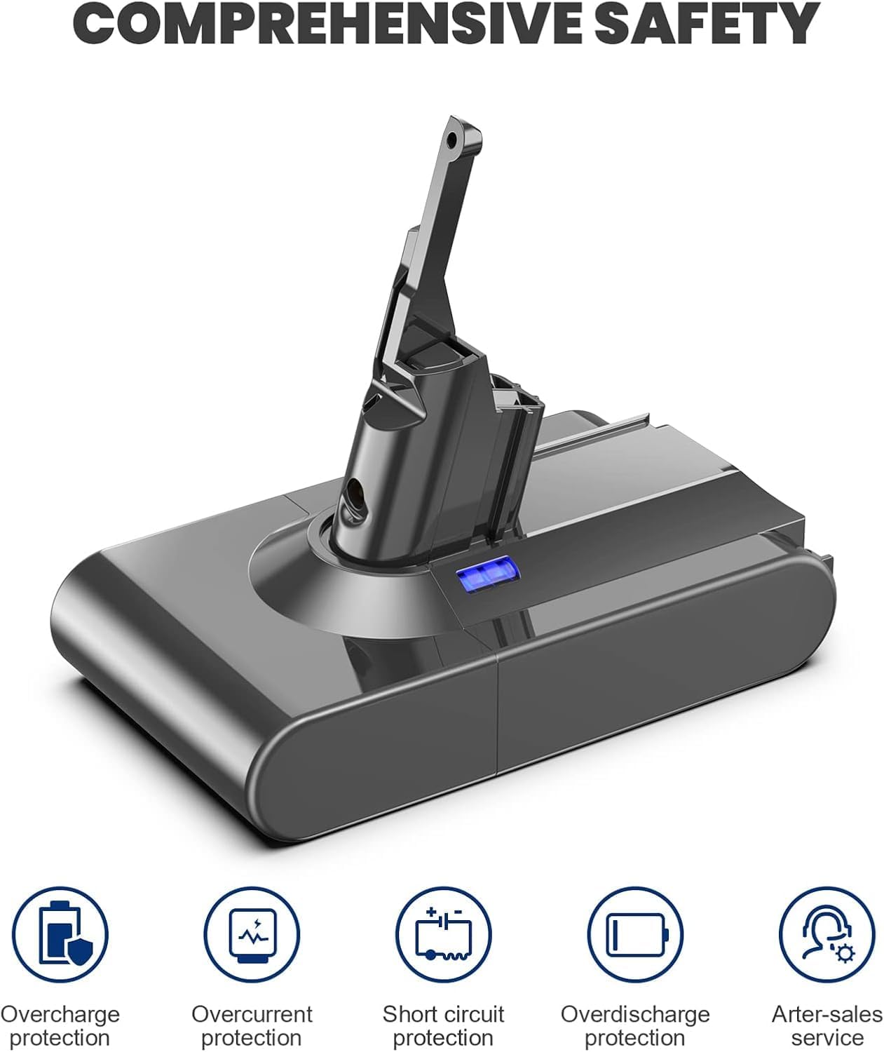 Thumbnail 3 de Powtree V8 Akku für Dyson SV10
