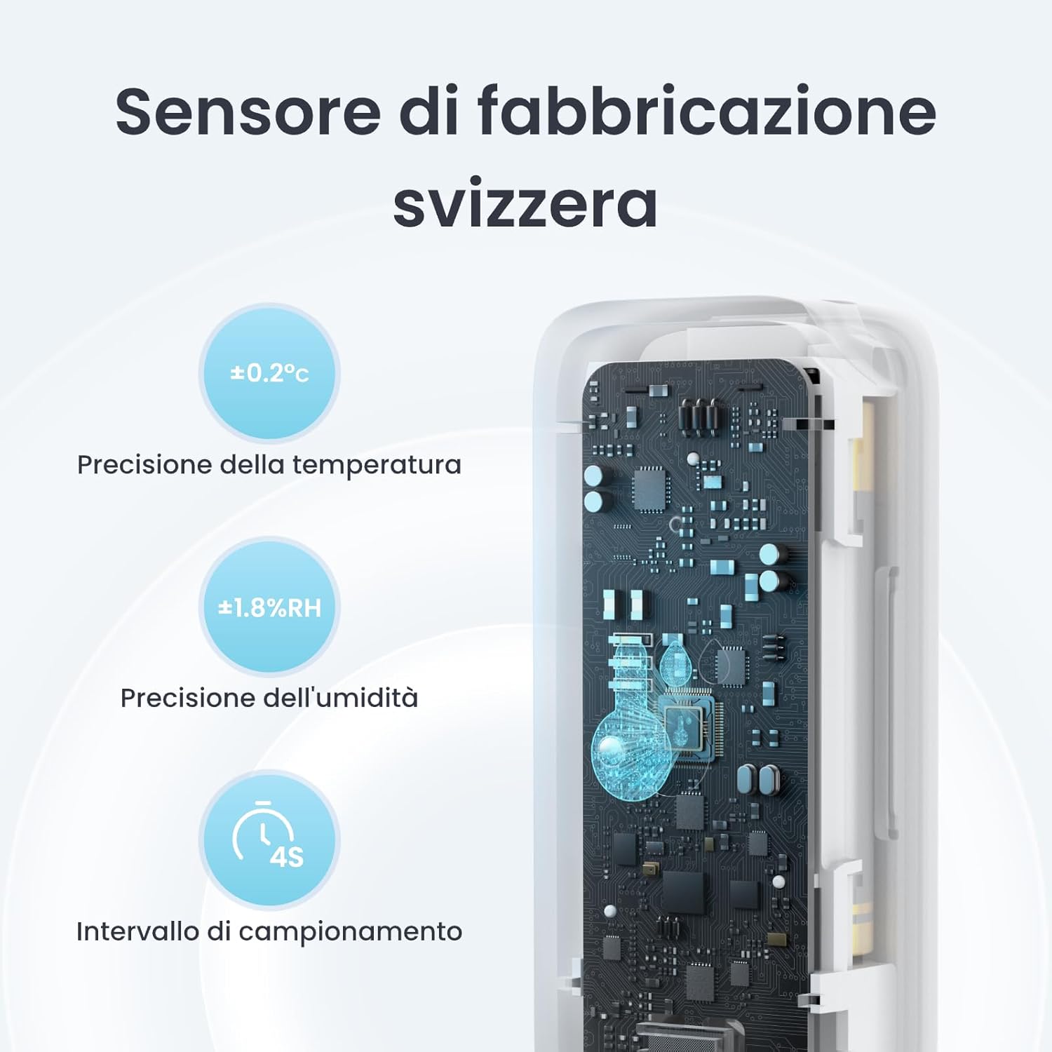 Detalle 2 de SwitchBot Termometro igrometro 68 giorni 🌡