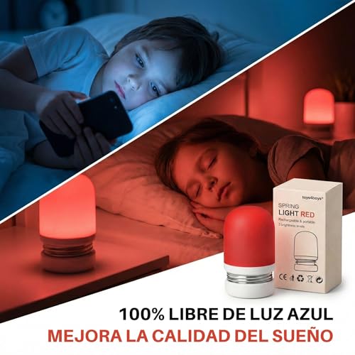 Thumbnail 4 de Toys4Boys Luz Nocturna Infantil Roja (620 nm) para dormir sin interferir con la melatonina