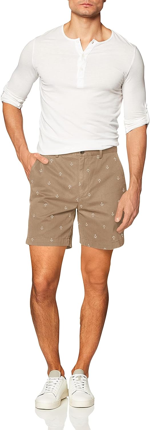 Detalle de Amazon Essentials Men's Classic-Fit 7" (18 cm) Chino Shorts
