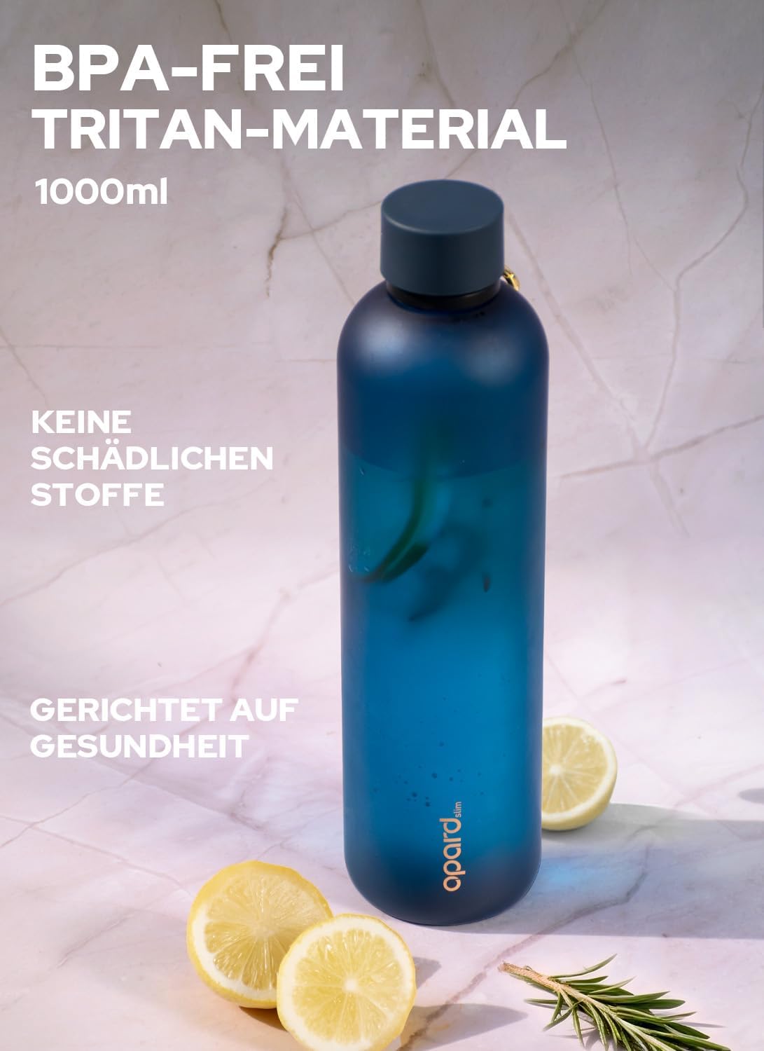 Detalle 2 de Opard Slim Trinkflasche 1 l für Sprudel