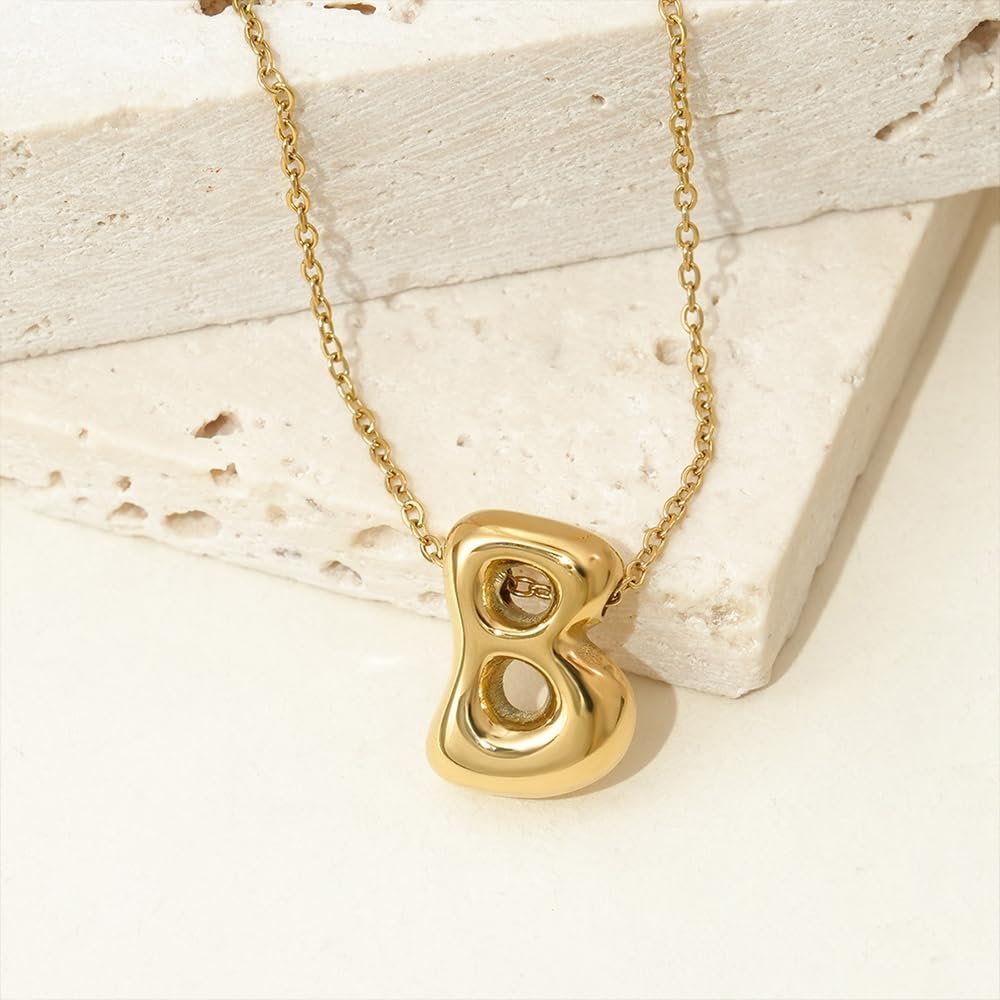 Detalle 2 de Viwind Buchstaben Halskette 18k Gold