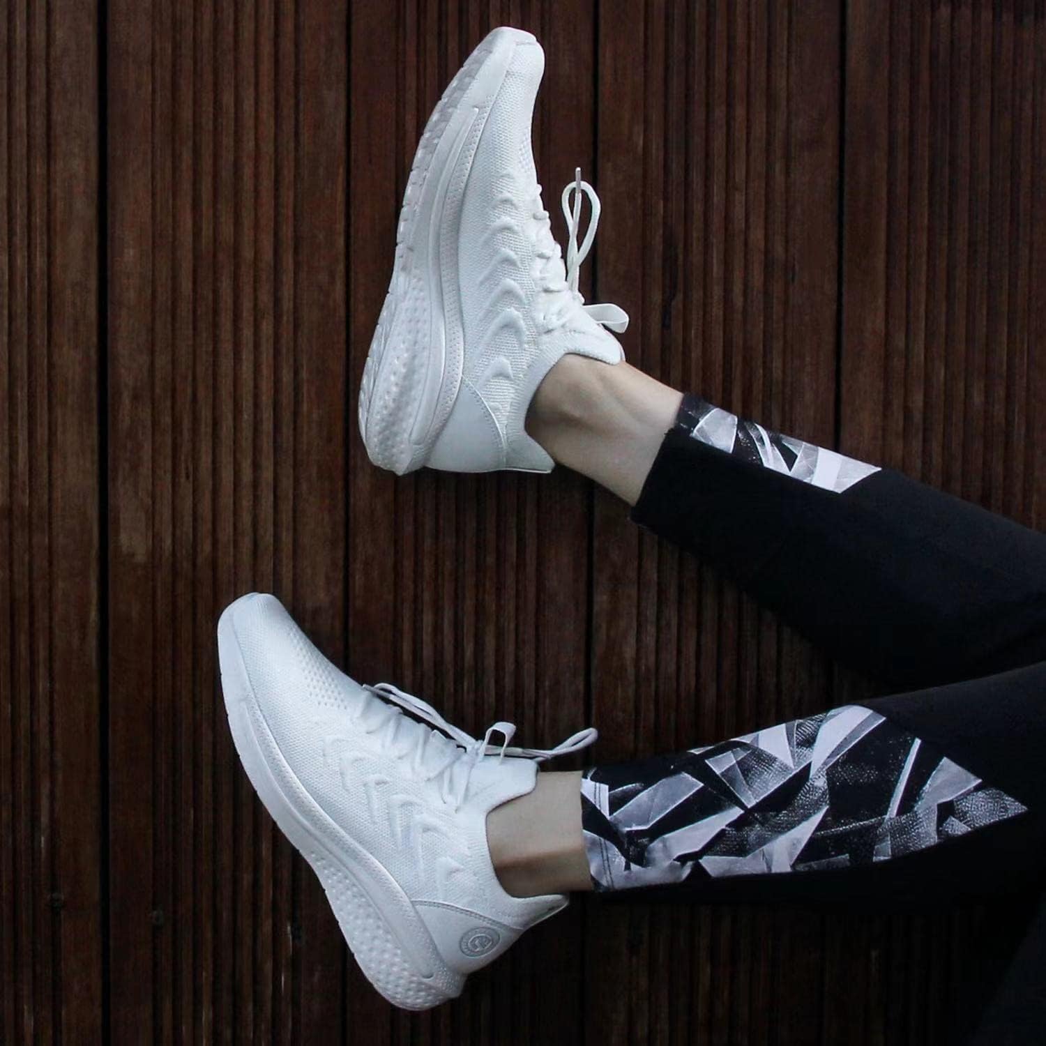 Thumbnail 1 de Giniros sneakers da donna in mesh con memory foam e suola EVA (slip-on e lacci)