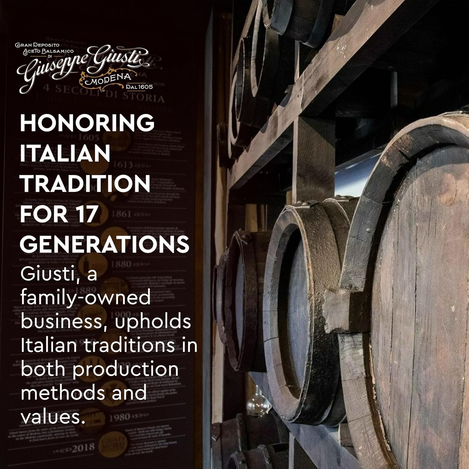 Thumbnail 5 de Giusti Vinagre Balsámico IGP de Módena 3 Oros 🏆 250ml