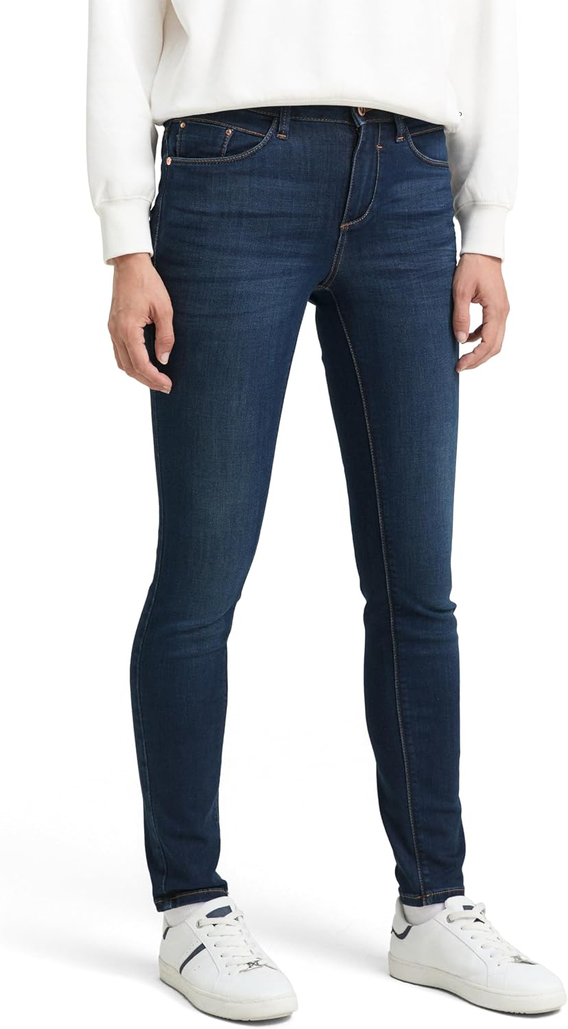Detalle de Tom Tailor Damen Alexa Skinny Jeans im Five-Pocket-Style