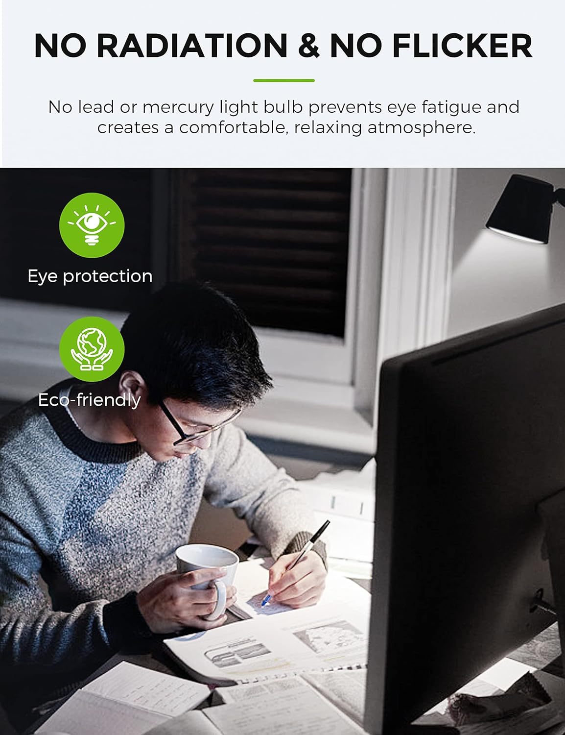 Thumbnail 2 de LOHAS B22 LED Bulbs (17W, 6000K, 1600Lm) Cool White – 4 Pack, non-dimmable bayonet replacement