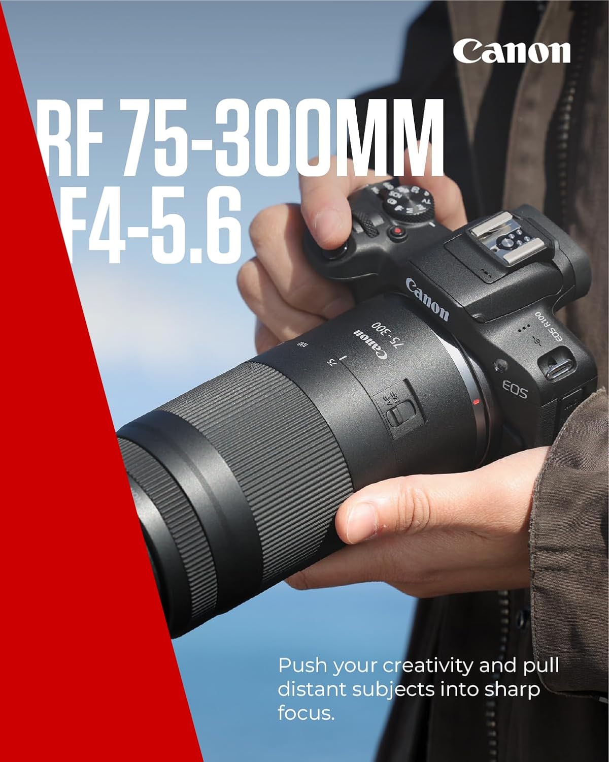 Detalle 2 de Canon RF 75-300mm F4-5.6 Lens — Lightweight Telephoto Zoom for Canon EOS R