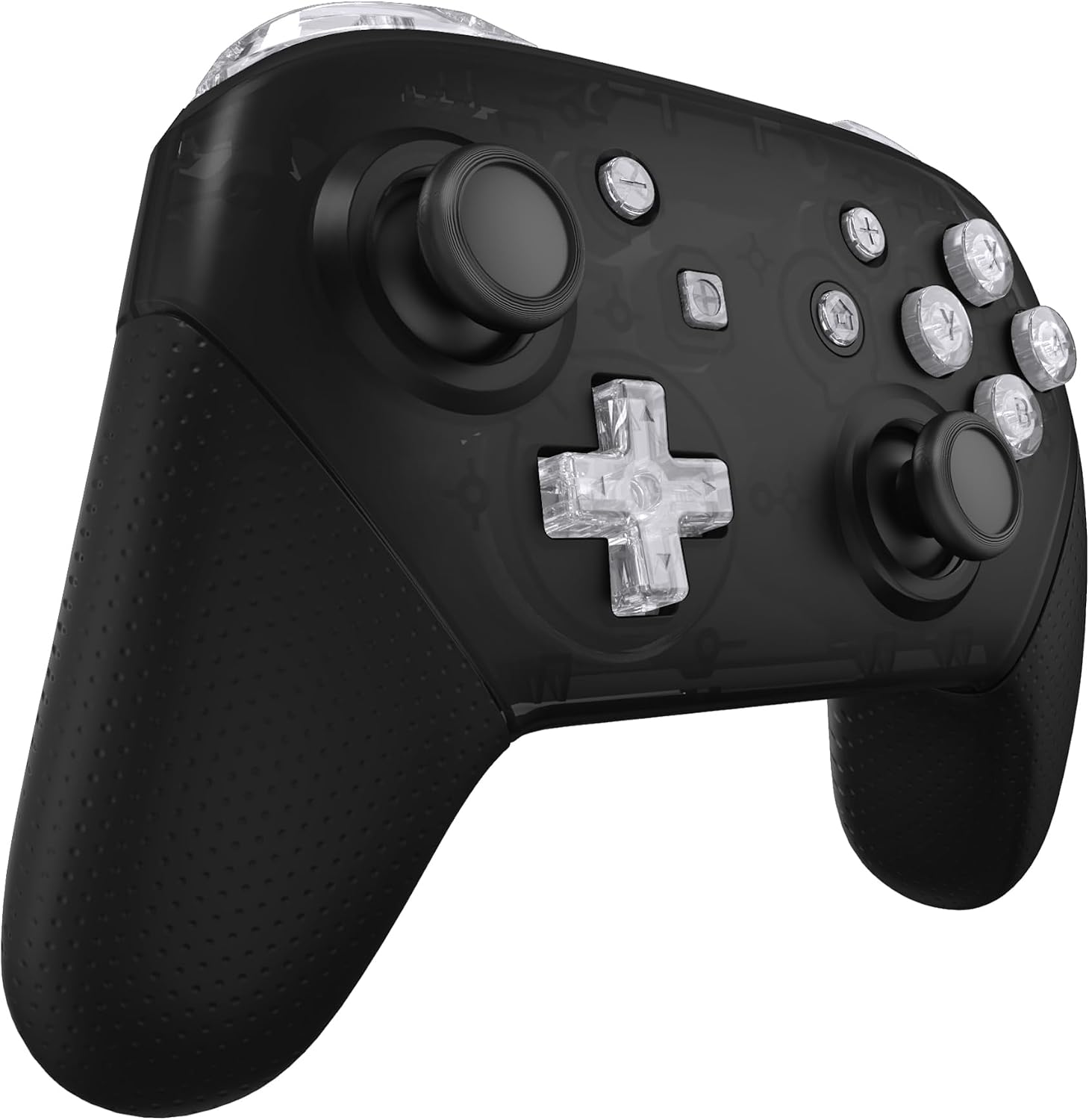 Detalle 2 de eXtremeRate Crystal Clear Repair ABXY D-pad ZR ZL L R Keys for Nintendo Switch Pro Controller (DIY Replacement)