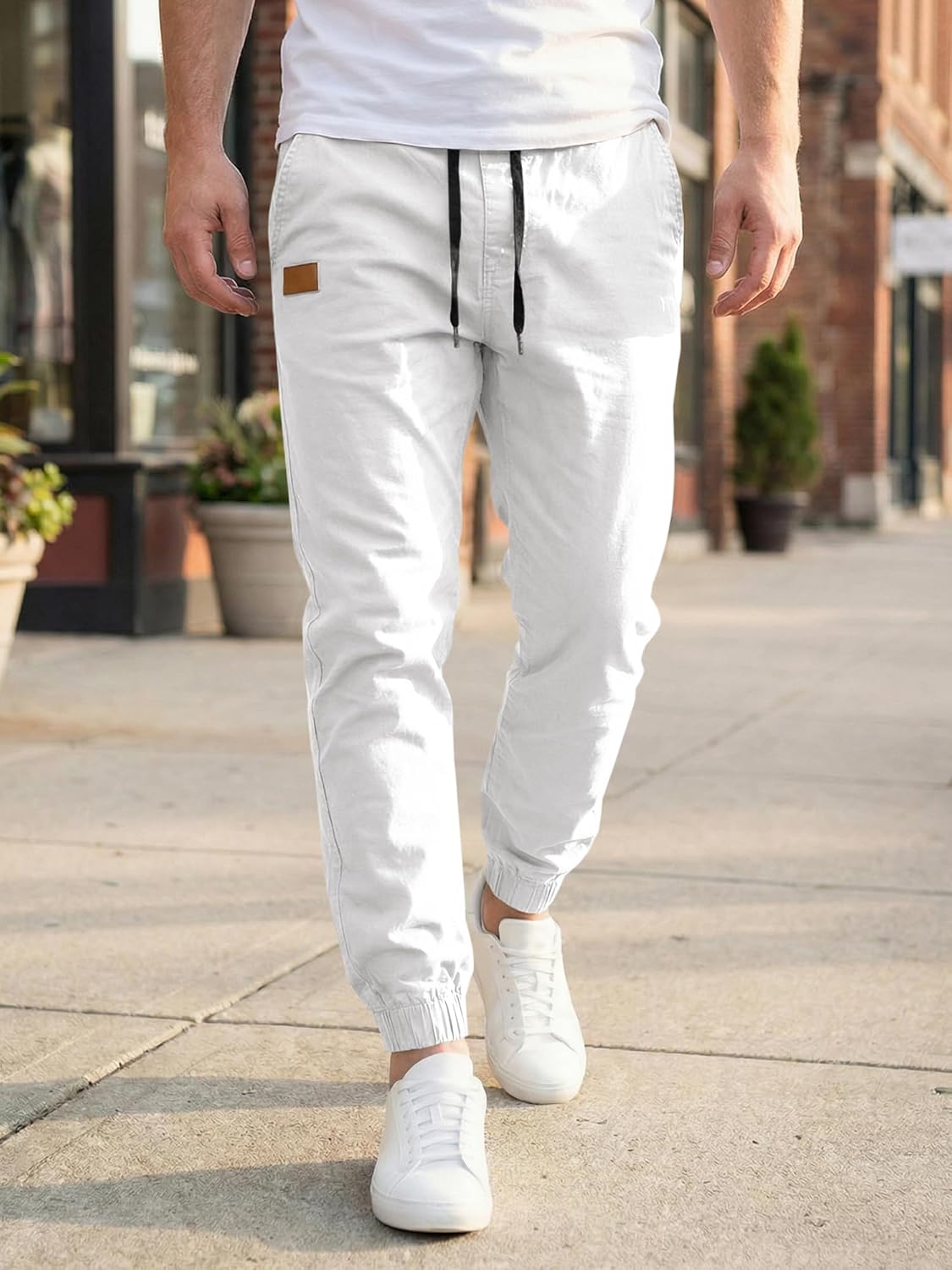 Thumbnail 2 de JMIERR Chino Cargo Jogginghose Herren 94% Baumwolle