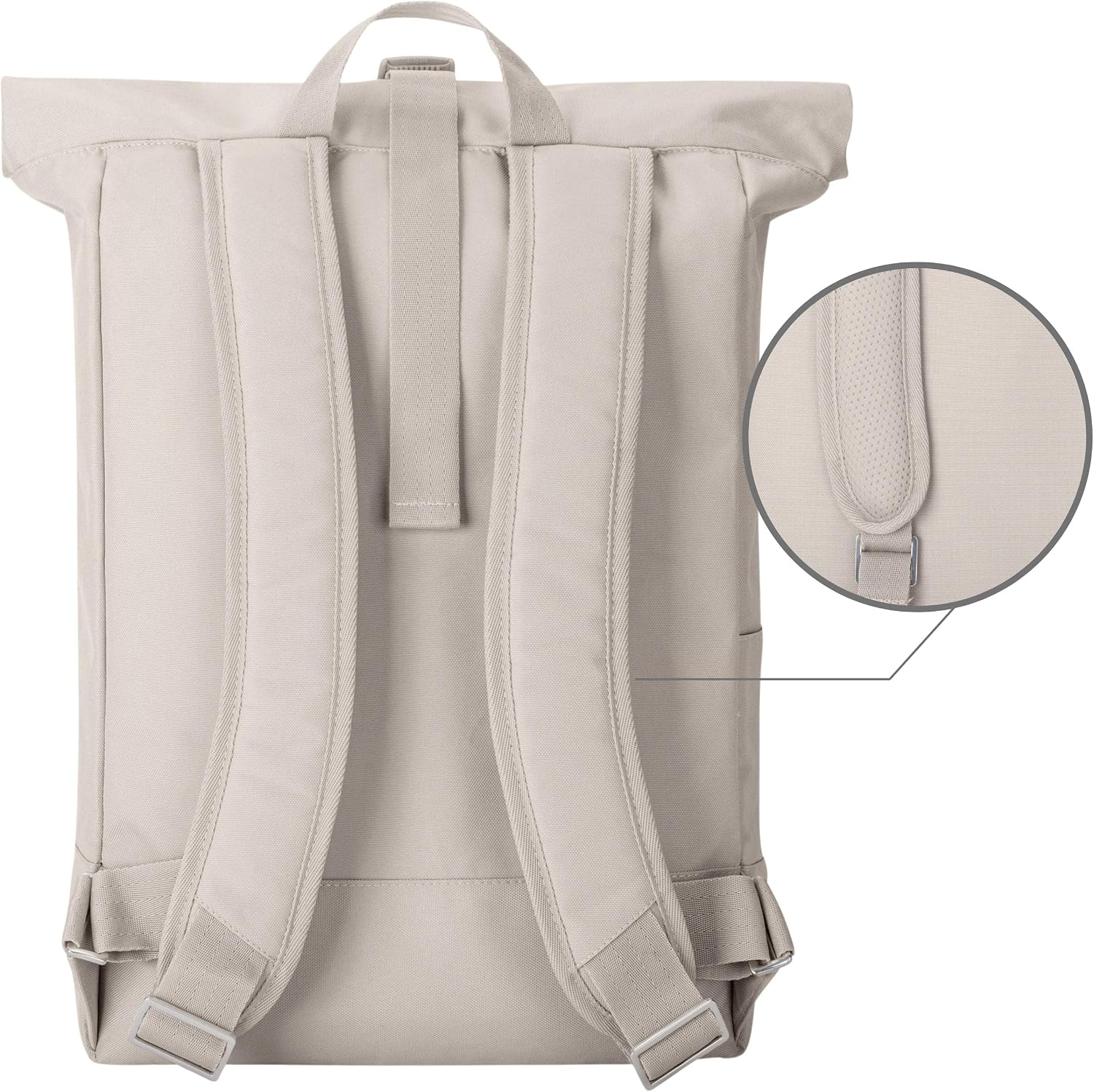 Detalle de Johnny Urban Robin Large Zaino da 18–22 litri con tasca per PC, idrorepellente e da PET riciclato