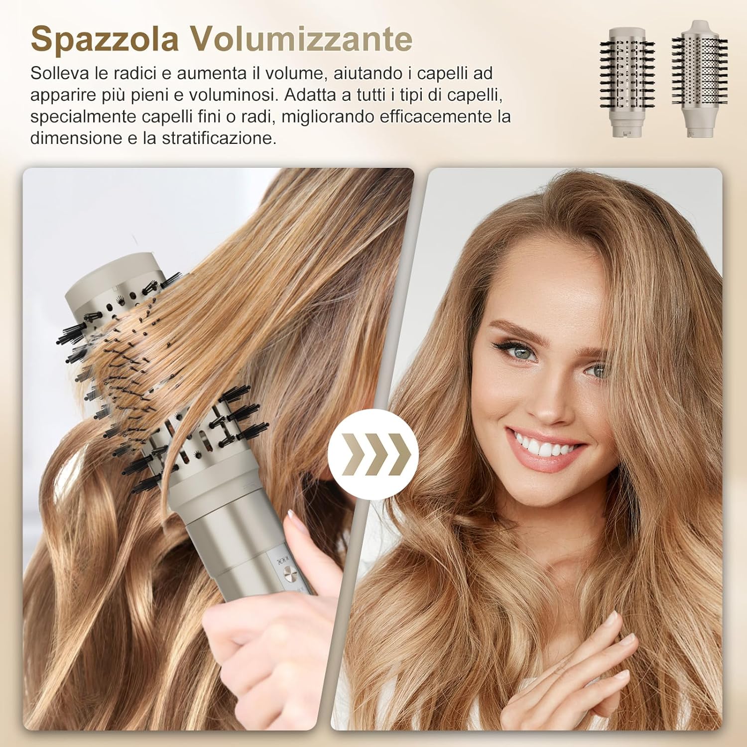 Thumbnail 5 de 7MAGIC Air Styler 6 In 1: styling rapido e versatile senza danni, in viaggio